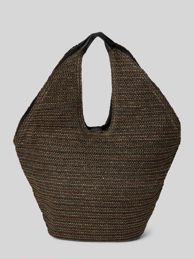 Someday Handtasche in Flecht-Optik Modell 'Besort' Dunkelbraun 2
