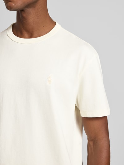 Polo Ralph Lauren Classic fit T-shirt met labelstitching Offwhite - 3