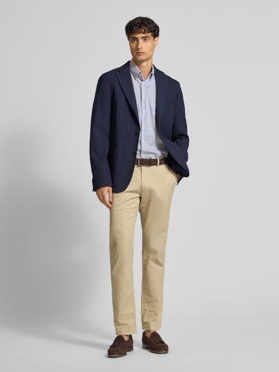 Christian Berg Men Koszula biznesowa o kroju regular fit z kołnierzykiem typu button down Błękitny 1