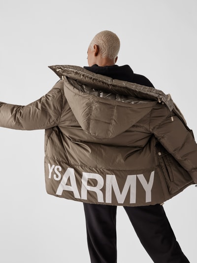 Army by Yves Salomon Daunenjacke mit Kapuze Silber 6