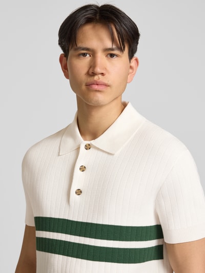 Tommy Jeans Regular Fit Poloshirt aus reiner Baumwolle  Offwhite 3