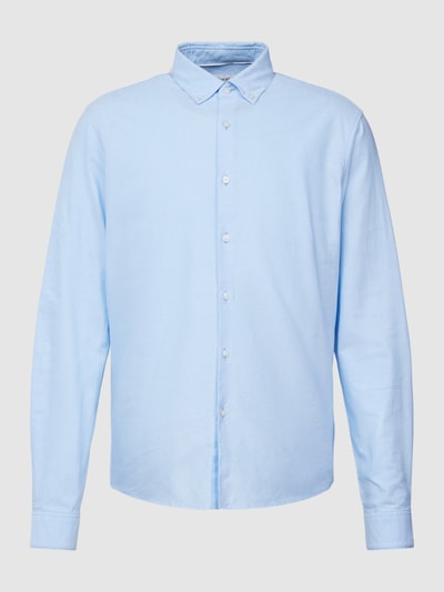 CK Calvin Klein Regular Fit Business-Hemd mit Button-Down-Kragen Modell 'OXFORD' Bleu 2