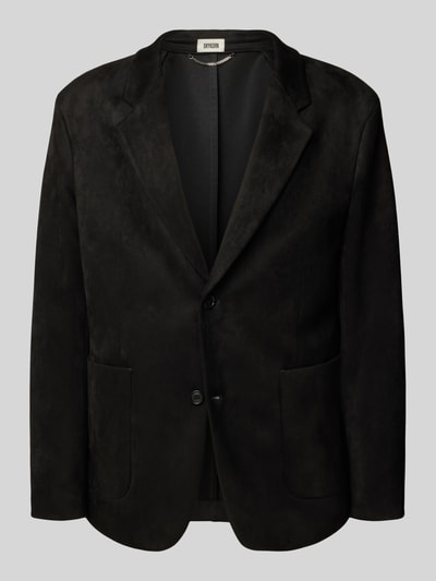 Drykorn Regular Fit Sakko mit Reverskragen und Eingrifftaschen Black 2