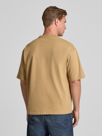 Polo Ralph Lauren T-shirt met labelstitching Camel - 5