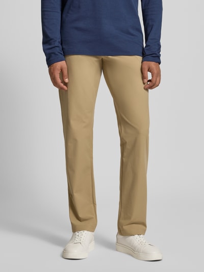 Tommy Hilfiger Straight Leg Chino aus atmungsaktivem Material Modell 'DENTON' Camel 4