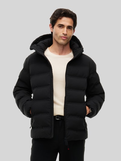Tommy Hilfiger Daunenjacke mit abnehmbarer Kapuze Black 4
