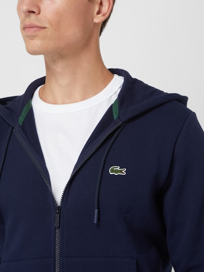 Lacoste Classic Fit Sweatjacke mit Kapuze Marine 3