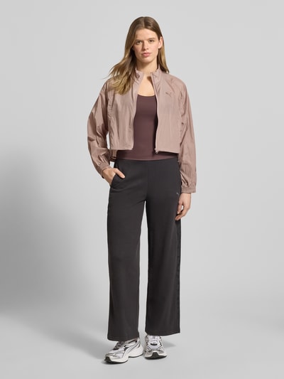 PUMA Relaxed Fit Jacke mit Stehkragen Modell 'Her' Metallic Rosa 1