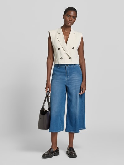 MAC Wide Fit Jeans in verkürzter Passform Modell 'Ella' Blau 1