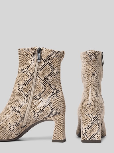 Tamaris Sztyblety z obcasem w kształcie banana Beżowy 2