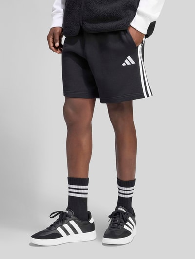 adidas Sportswear Regular Fit Sweatshorts aus reiner Baumwolle Black 4