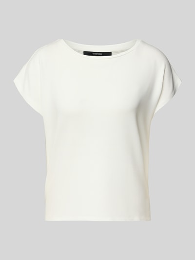 Someday T-Shirt mit Kappärmeln Modell 'Kamie' Offwhite 2
