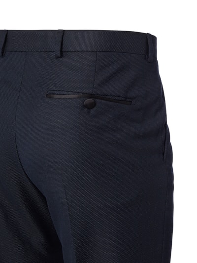 Selected Homme Slim Fit Smoking-Hose mit Webmuster  Marine 2