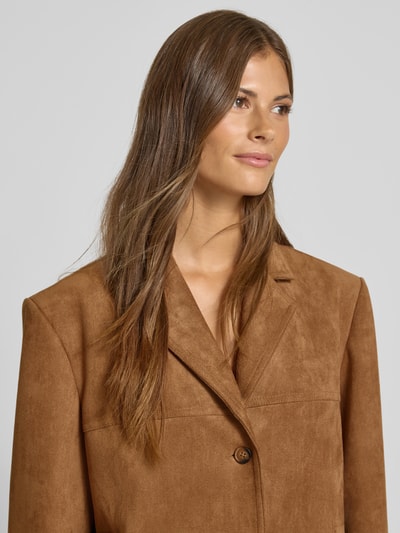 LeGer by Lena Gercke Lange blazer met knoopsluiting Cognac - 3