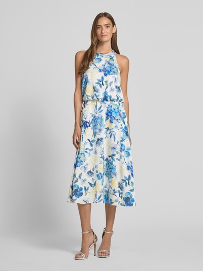 V by Vera Mont Cocktailkleid mit Neckholder Hellblau 4
