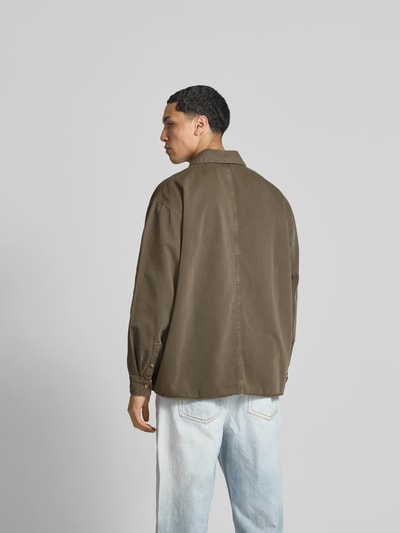 WON HUNDRED Freizeithemd mit Knopfleiste Khaki 5