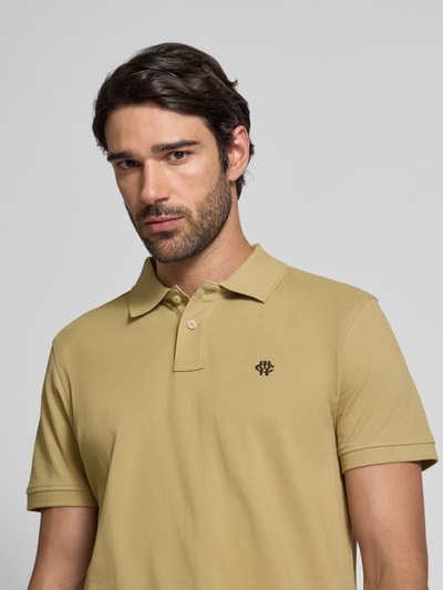 MCNEAL Poloshirt mit Label-Stitching Schilf 3