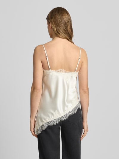 ONLY Shaped fit tanktop van satijn model 'BELLA' Offwhite - 5