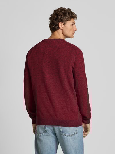 Tom Tailor Regular fit gebreide pullover van zuiver katoen Rood - 5