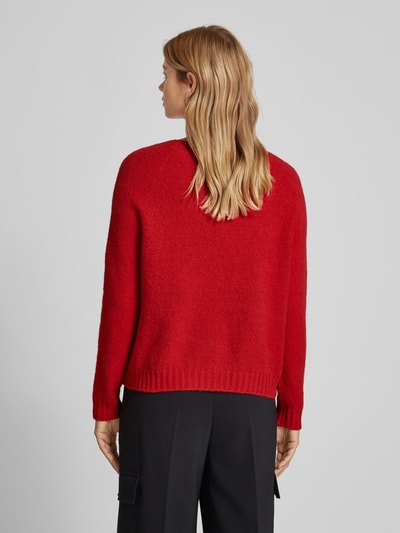 Weekend Max Mara Strickpullover mit Rundhalsausschnitt Modell 'GHIACCI' Rot 5