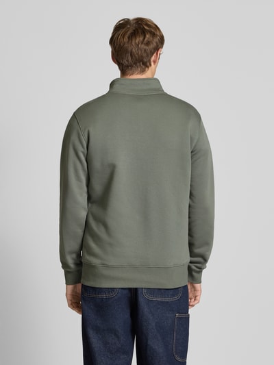 Only & Sons Regular Fit Troyer aus Baumwoll-Mix Modell 'CERES' Hellgrau 5