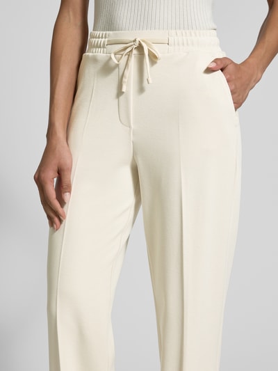 OPUS PANTS Wide leg stoffen broek met steekzakken, model 'Macie' Offwhite - 3