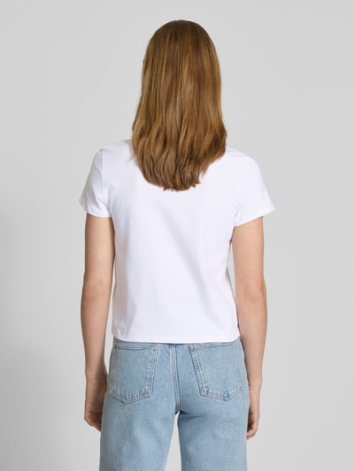 Review T-shirt met statementprint Wit - 5