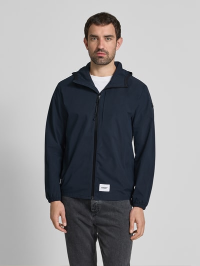 khujo Windbreaker met capuchon, model 'Hamza' Marineblauw - 4