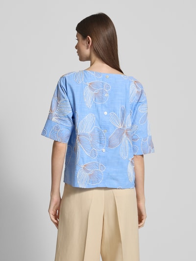 Christian Berg Woman Regular Fit Bluse mit 1/2-Arm Bleu 5