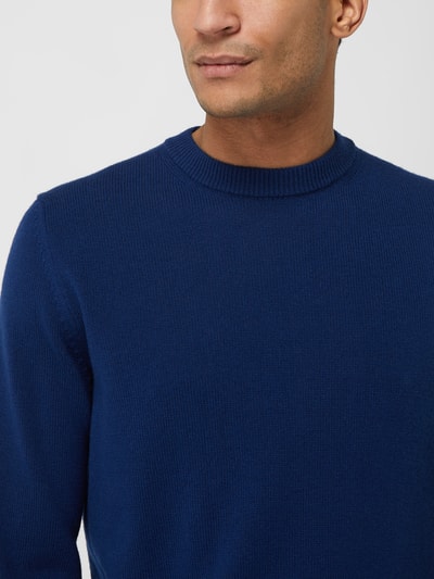 MAERZ Muenchen Pullover mit Rundhalsausschnitt Marine 3
