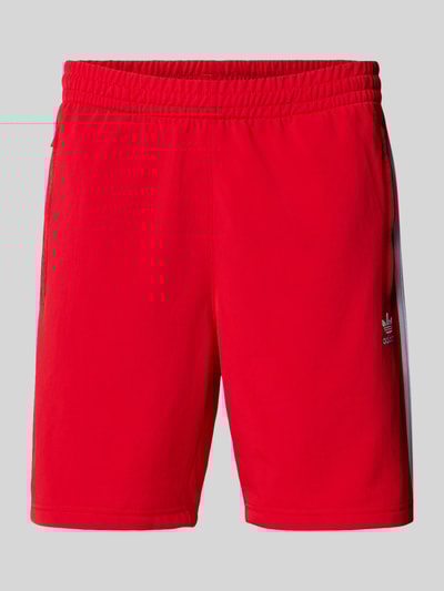 adidas Originals Sweatshorts mit Logo-Stitching Modell 'BIRD' Hellrot 2