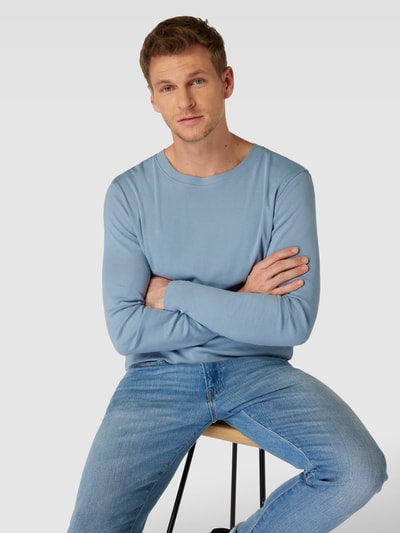 MCNEAL Longsleeve mit Rundhalsausschnitt Rauchblau 3