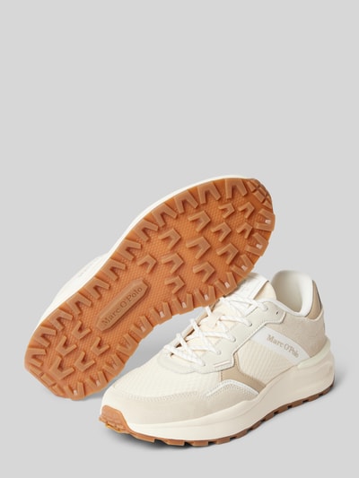 Marc O'Polo Sneaker mit Mesh-Einsatz in Wabenstruktur Beige 4