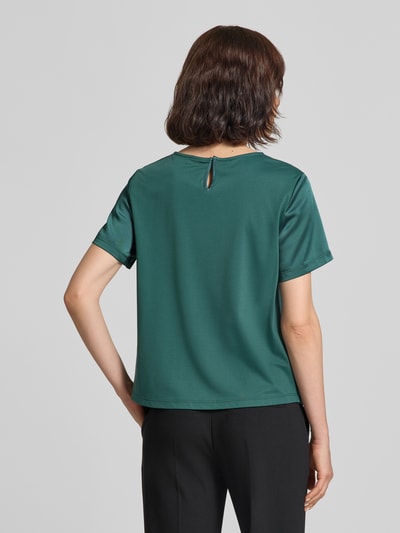 Weekend Max Mara Regular Fit T-Shirt aus Satin Modell 'GILBERT' Dunkelgruen 5