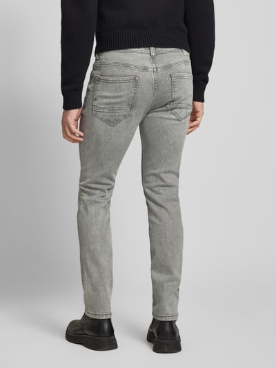 MCNEAL Slim Fit Jeans im 5-Pocket-Design Hellgrau Melange 5