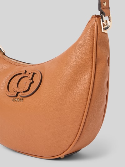 Guess Handtasche mit Label-Detail Modell 'CALEBRA HOBO SHOULDER BAG' Cognac 3