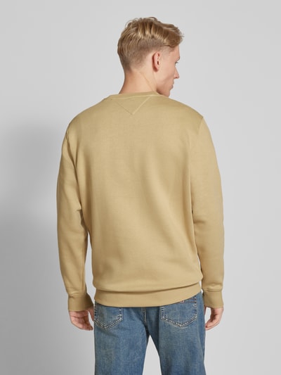 Tommy Jeans Sweatshirt mit Label-Stitching Beige 5