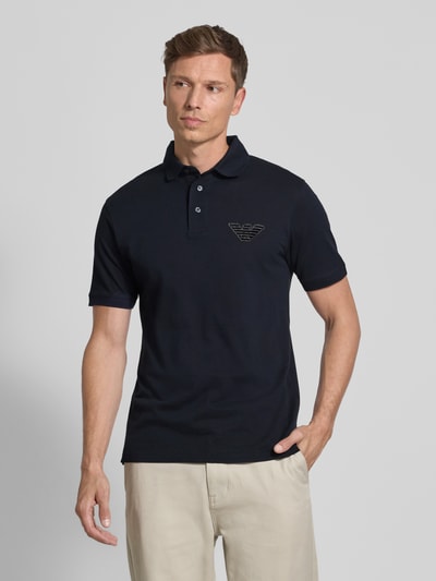 Emporio Armani Poloshirt mit Label-Detail Marine 4
