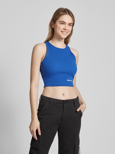 Pegador Crop Top in Ripp-Optik Modell 'AYLA' Royal 4