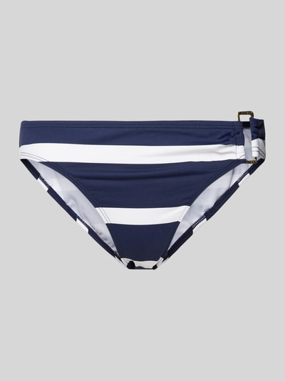 Lauren Ralph Lauren Bikinislip met streepmotief Donkerblauw - 1