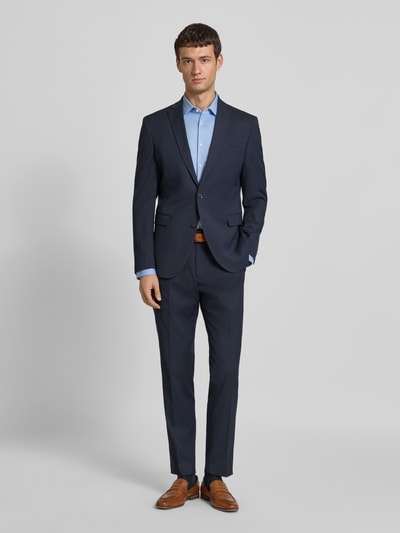 Jake*s Slim Fit Business-Hemd mit Kentkragen Bleu 1