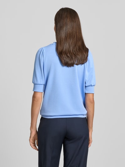 Soyaconcept Sweatshirt met ribboorden, model 'BANU' Lichtblauw - 5