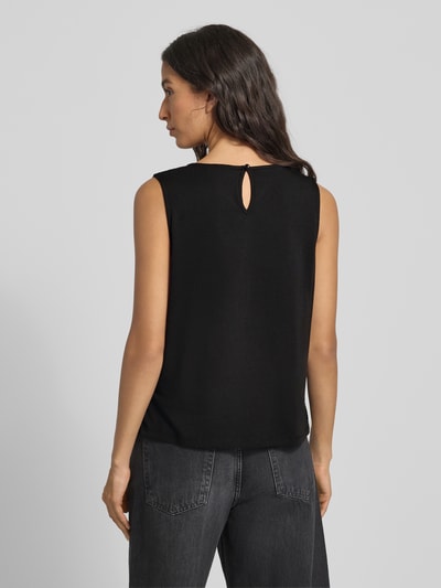 More & More Top met bandjes, V-hals en pailletten Zwart - 5