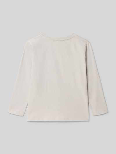 Mayoral Regular Fit Longsleeve mit Motiv-Print Stein 3