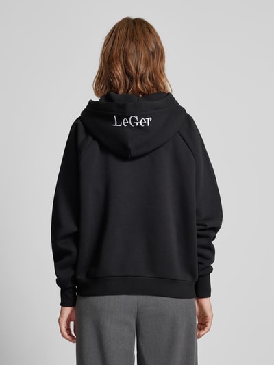 LeGer by Lena Gercke Hoodie met raglanmouwen, model 'Hayley' Zwart - 5