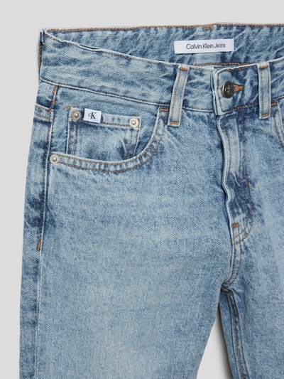 Calvin Klein Jeans Jeans met labeldetails, model 'DAD' Blauw - 2