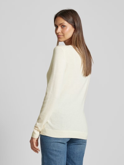 (The Mercer) N.Y. Kaschmirpullover mit Rundhalsausschnitt Ecru 5