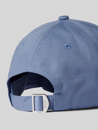 BOSS Basecap mit Label-Stitching Modell 'Zed' Bleu 3