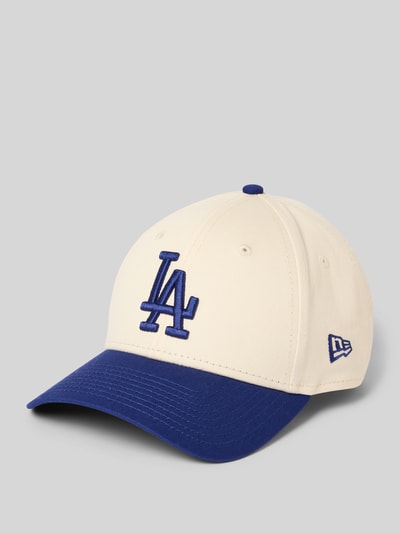 Productfoto, Basecap met label-stitching model 'COLOURBLOCK 9FORTY®' van New Era, katoen, versterkte klep, verstelbaar, crème-blauw
