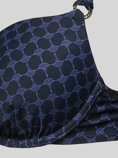 JOOP! Collection Bikinitop met plooien Marineblauw - 2